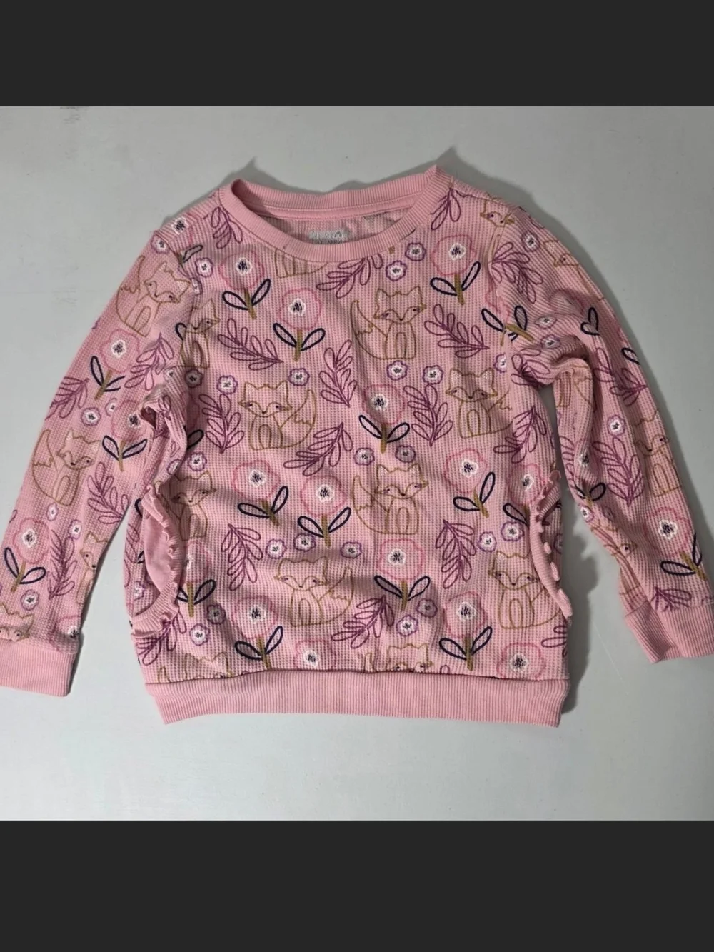 Garanimals Pink Fox & Floral Two-Piece Set